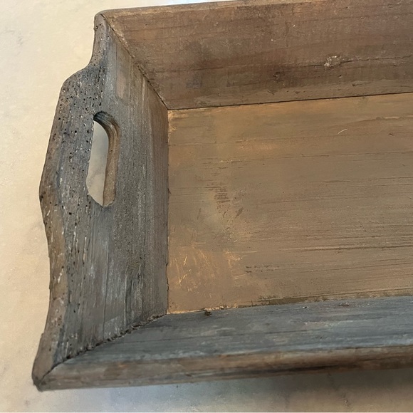 Reclaimed Wood Tray Purchased from Magnolia Market, Waco, Texas - Picture 5 of 7